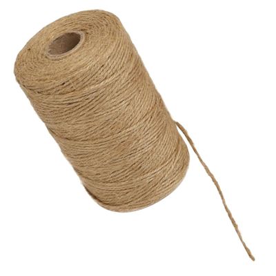 Anneome 1roll Natural Jute Twine Heavy Duty Craft Twine for DIY Projects Scrapbooks Weddings Decorations for Binding Crafting