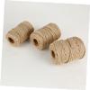 Anneome 1roll Natural Jute Twine Heavy Duty Craft Twine for DIY Projects Scrapbooks Weddings Decorations for Binding Crafting view 4