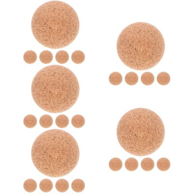 Alasum 20pcs Wooden Foosball Table Balls Replaceable Cork Foosballs for Indoor Soccer Sturdy Construction for Smooth Gameplay Accessory
