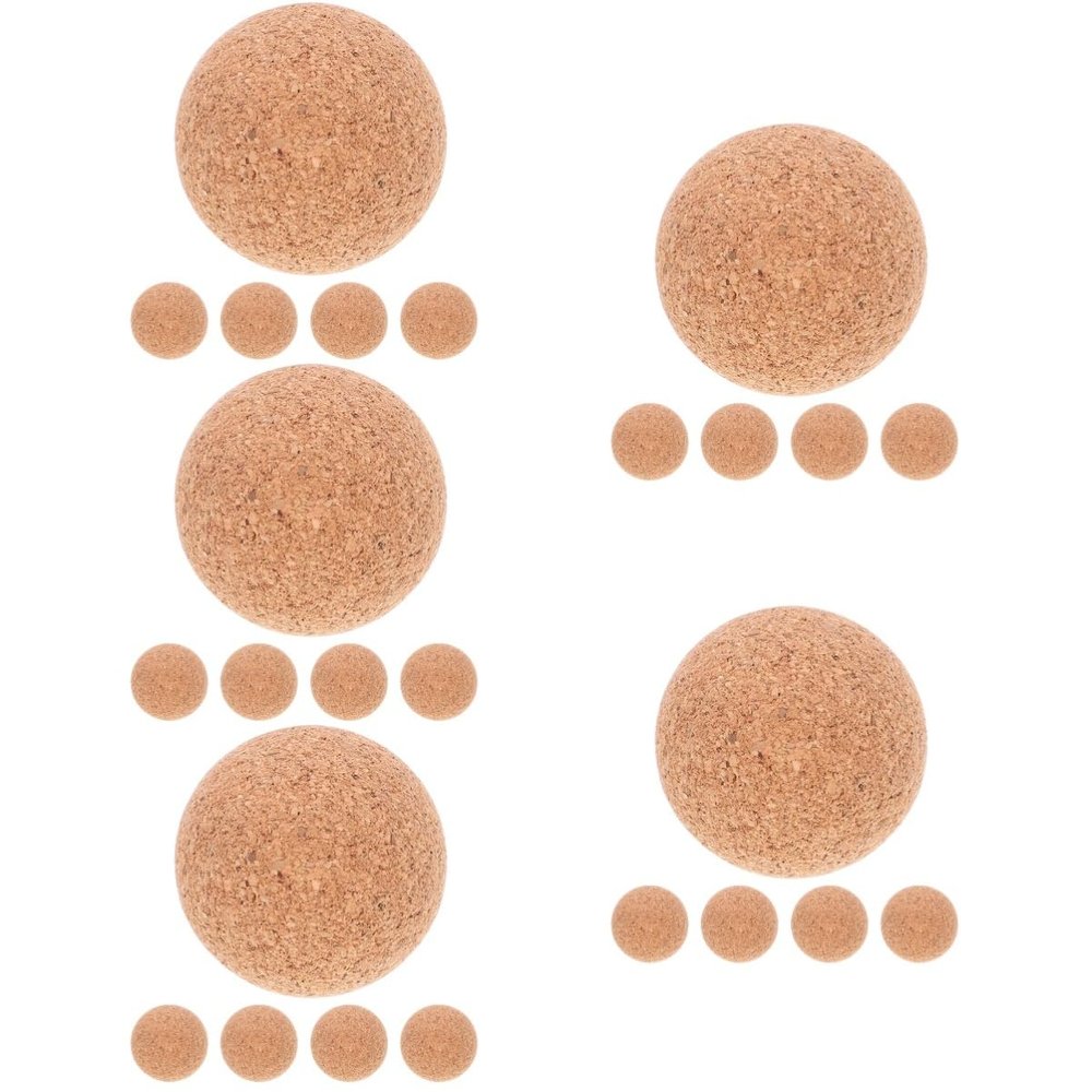 Alasum 20pcs Wooden Foosball Table Balls Replaceable Cork Foosballs for Indoor Soccer Sturdy Construction for Smooth Gameplay Accessory