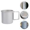 SKISUNO Portable Aluminium Alloy Water Mug Foldable Camping Cup for Easy Storage and Cleaning Lightweight Outdoor Travel Drinkware for Hiking and Adventure view 3