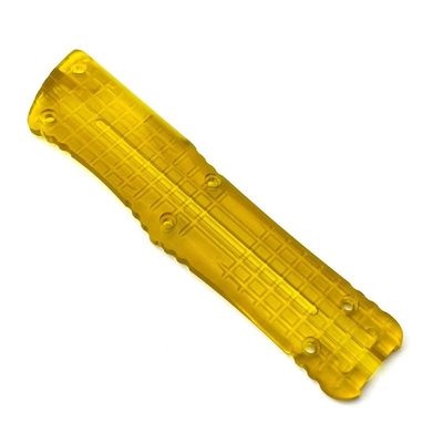 1PC Clear Acrylic Scales Fits for Microtech Combat Troodon, Custom Handle Patch DIY Replacement Accessory