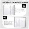 PAMINGONO Hockey Stick Holder Wall Bracket Hockey Stick Display Stand for Bat Hanger Hanging Bracket view 2