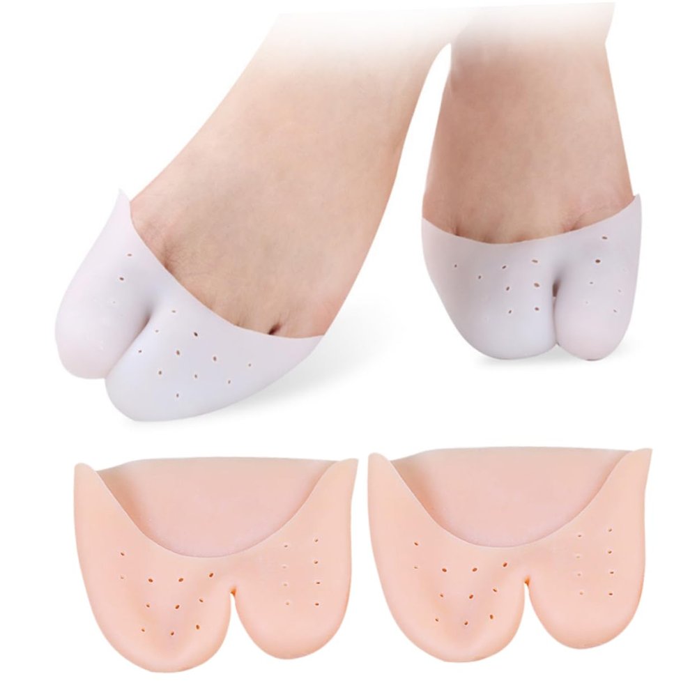 Gel Toe Protector Sleeves, 2 Pairs Ballet Pointe Cushion Covers