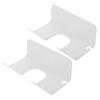 OFFSCH 2pcs Adhesive Badminton Racket Holder Wall Mount for Tennis Rackets Display Rack Sturdy Space-Saving view 1