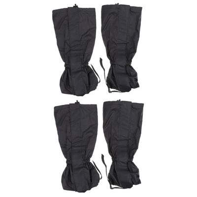 Toddmomy 2pairs Snow Gaiters Leg Covers for Hiking Outdoor Activities Heavy Rain Snow Lightweight Breathable Design for Men Women