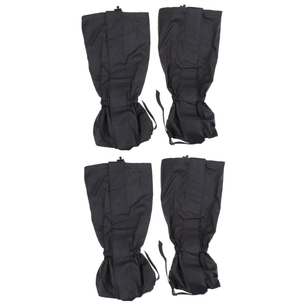 Toddmomy 2pairs Snow Gaiters Leg Covers for Hiking Outdoor Activities Heavy Rain Snow Lightweight Breathable Design for Men Women