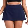 Colorfulkoala Dreamlux Skirts for Women High Rise Athletic Golf Tennis Skorts Built-in Shorts with Pockets(XS, Eclipse) view 1