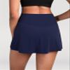 Colorfulkoala Dreamlux Skirts for Women High Rise Athletic Golf Tennis Skorts Built-in Shorts with Pockets(XS, Eclipse) view 2