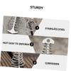Parliky 2pcs Stainless Steel Wind Rope Buckle Fish Bone Tent Stakes Pegs Heavy Duty Anchors for Outdoor Camping Tents view 4