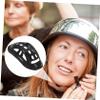 10 Pack Black Rubber Chin Cups for Safety Helmets Accessory view 3