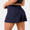 Colorfulkoala Dreamlux Skirts for Women High Rise Athletic Golf Tennis Skorts Built-in Shorts with Pockets(M, Eclipse) view 4