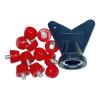 CAZSTYK 12Pcs Professional Football Shoe Studs for 5MM Threaded Football Soccer Shoes 10mm/7mm Football Shoe Replacement Spikes view 1