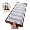 Hohopeti Sunglasses Display Box Eyeglasses Storage Organizer Glasses Holder for Home Design Lining view 3