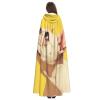 YKJJFVZ Animal Dog French Bulldog Print Rogue Cosplay Adult Halloween Witch Hooded Cloak Cape Unisex Costume For Horror Parties Masquerade view 4