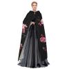 YKJJFVZ Japanese Cherry Flowers Print Rogue Cosplay Adult Halloween Witch Hooded Cloak Cape Unisex Costume For Horror Parties Masquerade view 3