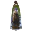 YKJJFVZ Animal Cute Brown Otters Print Rogue Cosplay Adult Halloween Witch Hooded Cloak Cape Unisex Costume For Horror Parties Masquerade view 4