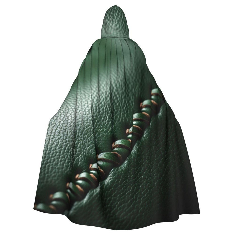 YKJJFVZ Baseball Lace Close Up Print Rogue Cosplay Adult Halloween Witch Hooded Cloak Cape Unisex Costume For Horror Parties Masquerade
