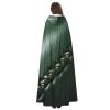 YKJJFVZ Baseball Lace Close Up Print Rogue Cosplay Adult Halloween Witch Hooded Cloak Cape Unisex Costume For Horror Parties Masquerade view 4