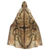 YKJJFVZ Nice Guitar Print Rogue Cosplay Adult Halloween Witch Hooded Cloak Cape Unisex Costume For Horror Parties Masquerade view 1