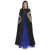 YKJJFVZ Cute Cow Print Rogue Cosplay Adult Halloween Witch Hooded Cloak Cape Unisex Costume For Horror Parties Masquerade view 2