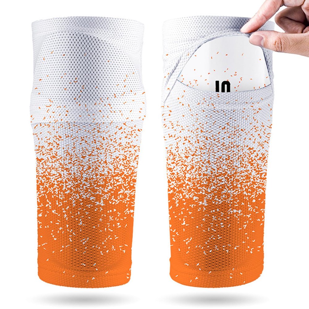 MOMOJIA Shin Guard Sleeves for Kid Teen Adult Running Football Games Shin Guard Protective Sleeves Breathable Shin Guard Sock