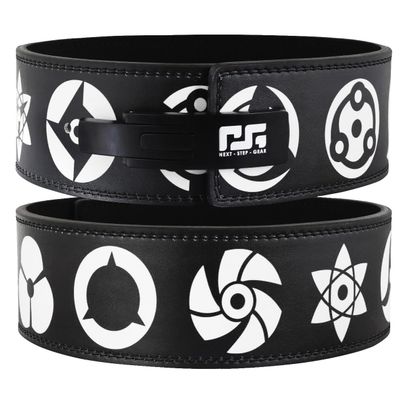Anime Weightlifting Belt - Durable Gym Leather Belt for Back Support during Powerlifting, Squats and Deadlifts - for Men and Women