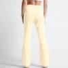Gumipy Wide Leg Sweatpants Women Drawstring Elastic Waist Flare Sweatpants with Pockets Y2K Bell Bottoms Pants Plain Workout Sweat Pants Soft Womens Palazzo Pants Casual Baggy Lounge Pants view 2