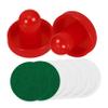 WOONEKY 1set Ice Hockey Pucks and Pusher Accessories for Game Tables Striker Balls for Hockey Tables and Replacement Needs view 1