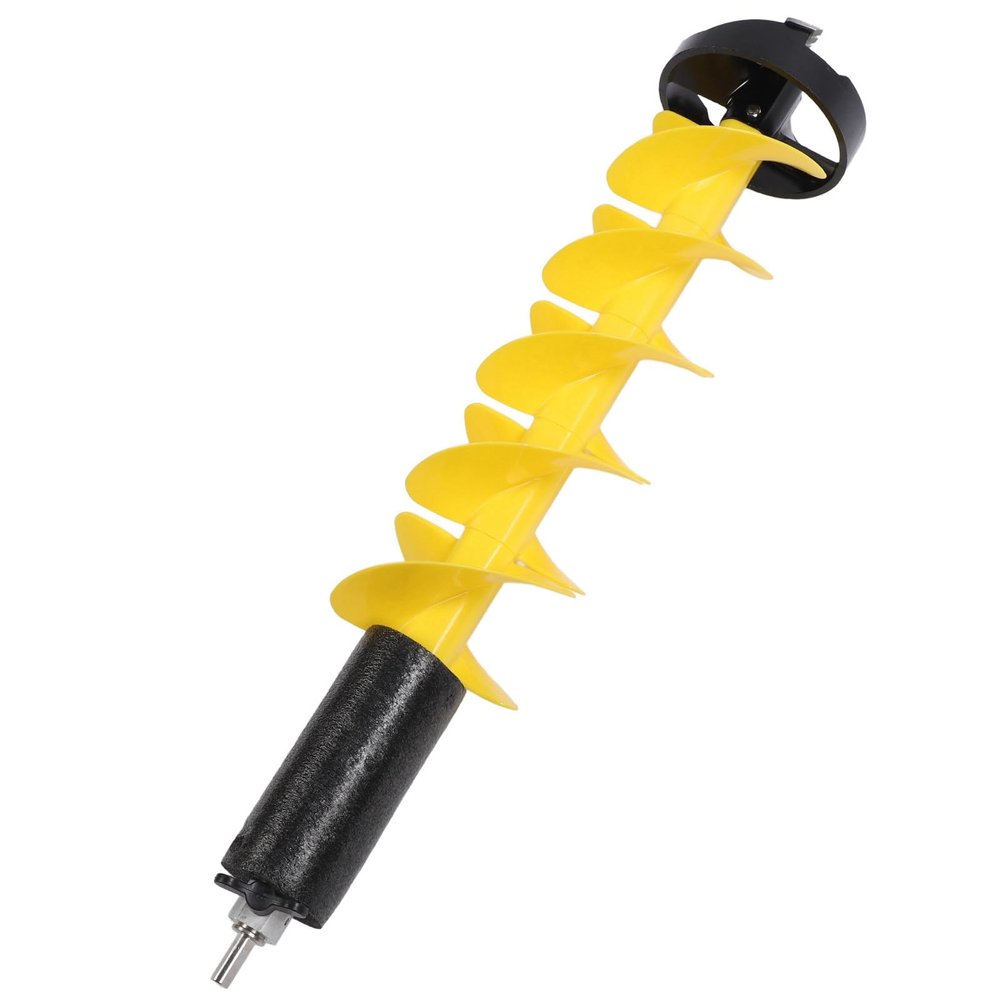 Ice Auger, 6 Diameter Auger, Floating Universal Adapter for Fishing