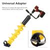 Ice Auger, 6 Diameter Auger, Floating Universal Adapter for Fishing view 2