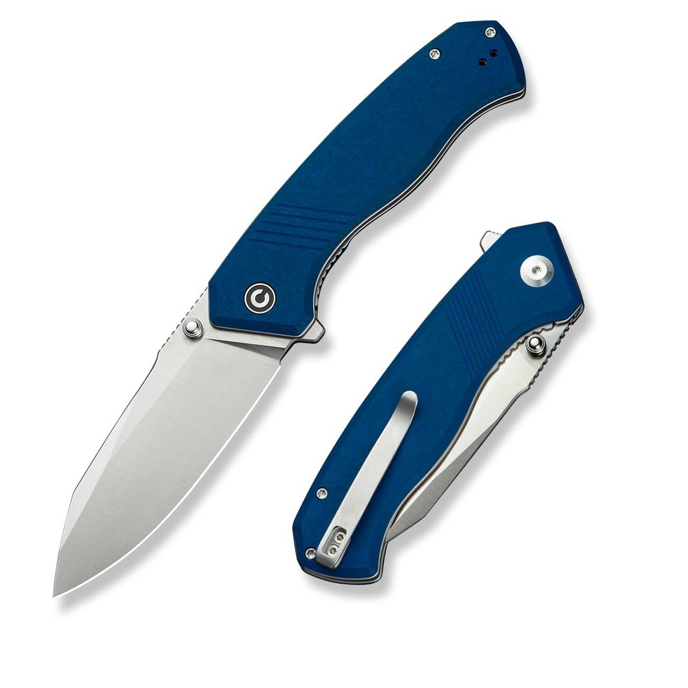CIVIVI Placoid Pocket Knife for EDC, Folding Knife with 3.67" 14C28N Blade G-10 Handle For Men Women Gift C23079-2