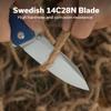 CIVIVI Placoid Pocket Knife for EDC, Folding Knife with 3.67" 14C28N Blade G-10 Handle For Men Women Gift C23079-2 view 2
