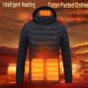 KICILVS Heated Jackets for Men Women Hooded Packable Down Puffer Coat Usb Rechargeable Heated Jacket Winter Outdoor Coats view 2