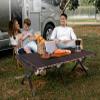 120 * 60 * 40cm Wooden Camping Roll Table view 2