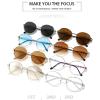 helena Bling Diamond Round Sunglasses for Women Fashion Crystal Rhinestone Sunglasses Cute Party blue pink Sun Glasses (C6) view 4