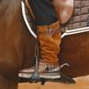 Horse Spurs Steel with Copper Spurs Anti-Rust Horse Racing Equipment Horse Riding Spurs West Cowboy Horse Boot Spurs view 2