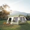 10 Person Camping Tent Setup in 60 Seconds with Rainfly & Windproof Tent with Carry Bag for Family Camping & Hiking view 1