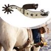 1 Pair Riding Boot Spurs Western Carbon Steel Cowboy Horse Spurs Gear for Equestrian Training Cowboy Spurs for Horse view 2