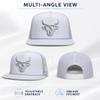 Lost Calf White 3D Logo Cattle Rope - Hats Cap view 2