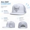 Lost Calf White 3D Logo Cattle Rope - Hats Cap view 4