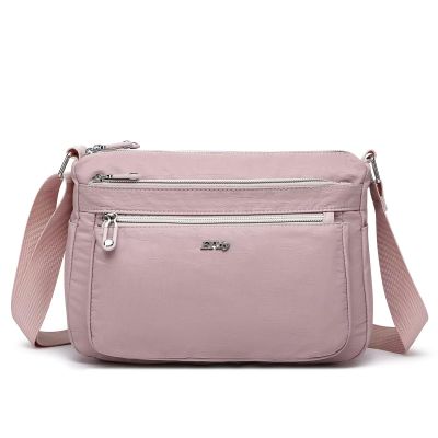ETidy Casual Nylon Shoulder Bag For Women Waterproof Lightweight Crossbody Purse Hobo Bag (Purple Upgrade)