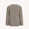 BIVENANT Fleece Cardigans for Women Sweater Cardigan Women Cozy Sweaters Crop Womens Fall Coats Jacket for Women Lightweight Casual Vintage Long Sleeve Solid Coat Winter Outwear,Apricot,S view 4
