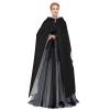 Gay Bear Pride Paw Hooded Cloak Adult Halloween Hooded Cape Party Decorative Cloak Black view 3