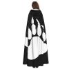 Gay Bear Pride Paw Hooded Cloak Adult Halloween Hooded Cape Party Decorative Cloak Black view 4