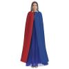 OKLRYNBV Flag of The Netherlands Hooded Cloak Adult Halloween Hooded Cape Party Decorative Cloak Black view 2