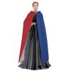 OKLRYNBV Flag of The Netherlands Hooded Cloak Adult Halloween Hooded Cape Party Decorative Cloak Black view 3