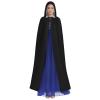 OKLRYNBV Dwight Schrute'S Gym for Muscles Hooded Cloak Adult Halloween Hooded Cape Party Decorative Cloak Black view 2