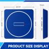 Inflatable Wrestling Mat 13x13FTx4"Thick, Jiu Jitsu Mats, PVC Landing Training Mat Foldable for Home Gym BJJ, MMA, Martial Art, Boxing, Grappling and Judo (Blue White) view 2