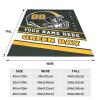 Custom Green Bay Blanket Personalized Football Throw Blankets Customized Any Name and Number Blankets Soft Flannel Blankets for Men Women Teen Adults view 2